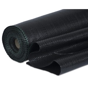 Rouleau de tissu de fond Windhager noir extra fort pour potagers surélevés et lutte contre les mauvaises herbes.