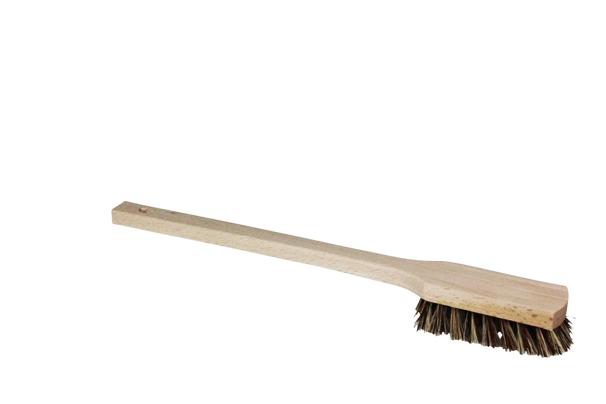 Balayette En Fibres De Coco Naturel - Manche Long 45cm - Écoresponsable - Pour Cendres, Poussière, Sable - Kibros 820Mb