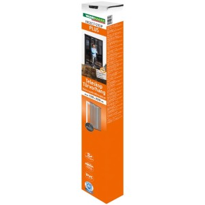 Verpackung des Windhager Fliegengitter Teleskop-Türvorhangs, 120x250 cm, Insektenschutz.