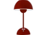 Solar-LED-Tischleuchte Messina Rot Ø 16 cm / Höhe 27,5 cm