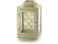 Balthasar Laterne Leaf Gold (HxBxT) 16 x 10 x 10 cm
