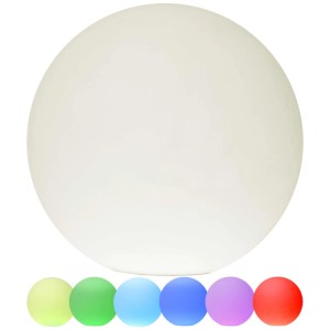 Luce decorativa da esterno a LED Twilights bianca con cambio colore, Ø 30 cm. Illuminazione d'atmosfera per giardino e patio.
