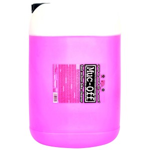 Kanister Muc-Off Fahrradreiniger, 25 l, pinke Flüssigkeit. Ideal für die Fahrradpflege.
