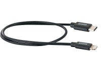 Schwaiger® Apple Lightning Sync- und Ladekabel Schwarz 0,5 m Schwaiger® Apple Lightning Sync- und Ladekabel Schwarz 0,5 m