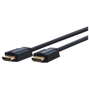 Cavo HDMI Clicktronic nero (3 m) con Ethernet per computer e multimedia.