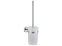 Diaqua WC-Bürstengarnitur Oslo Metall Schwarz matt (HxBxT) 37,8 x 14,5 x 9,4 cm