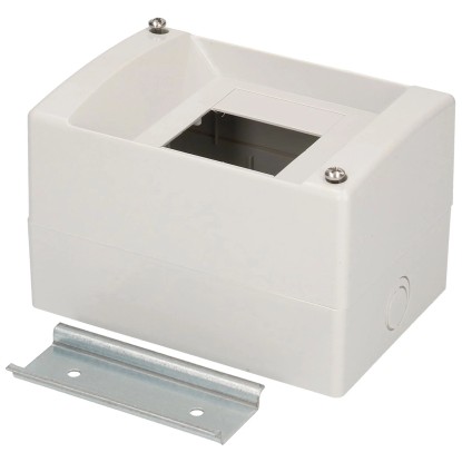 AP-Kleinverteilung mit DIN-Schiene 1-reihig