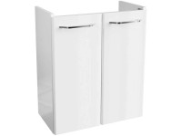 Fackelmann Waschtischunterschrank Milano Weiss 52 cm
