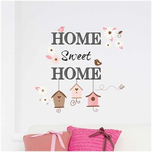 Wandsticker Home Sweet Home Gr. L