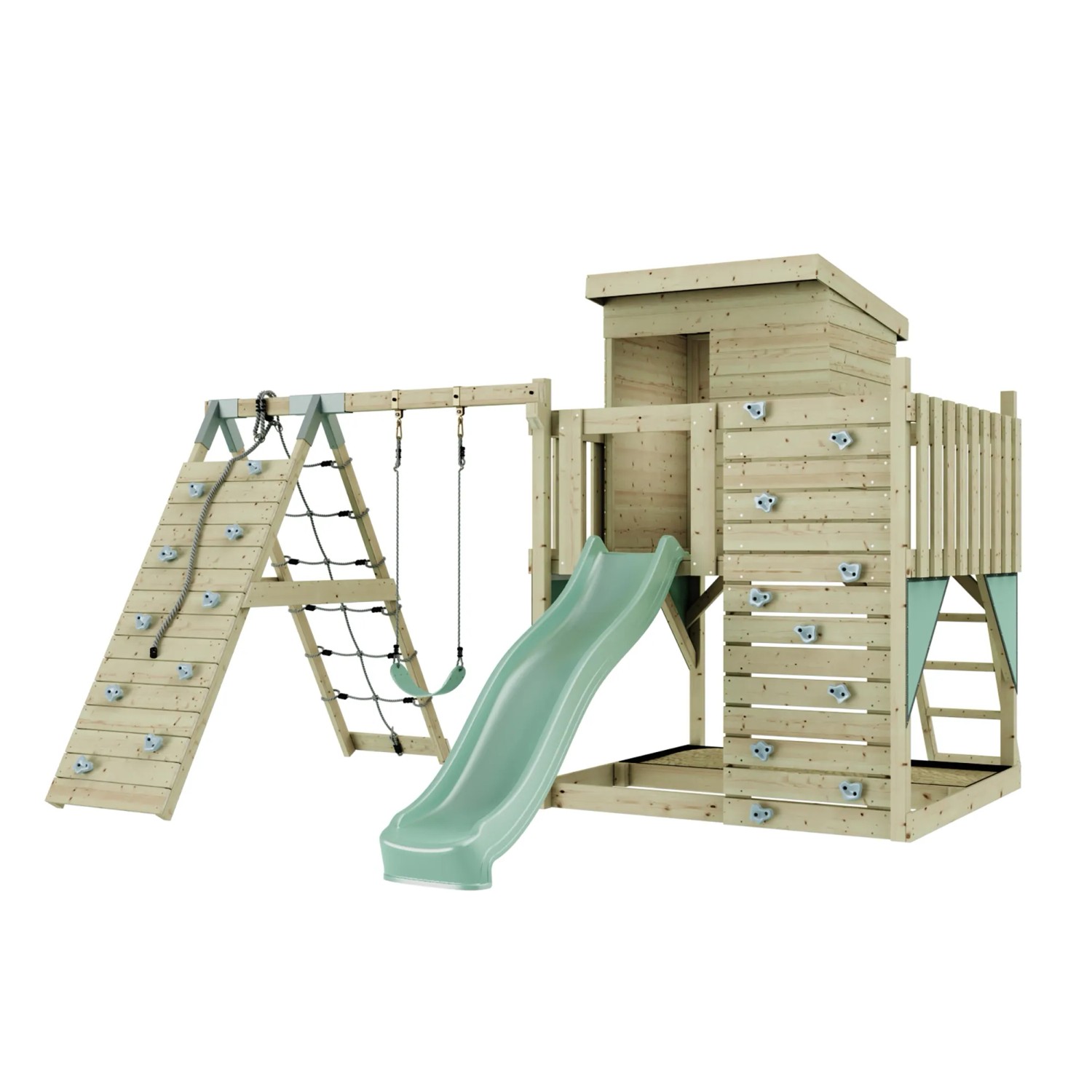 Schaukel Mit Kletterwand