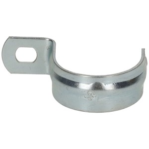 Collier de serrage métallique M32, simple, en acier, pour fixation de goulottes, 10 pièces.