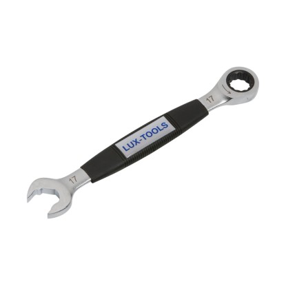 LUX-TOOLS Ratschenschlüssel Comfort 17 mm