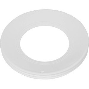 Manchon en caoutchouc blanc (130 mm) pour tuyau d'évacuation WC, joint pour tuyaux d'évacuation.