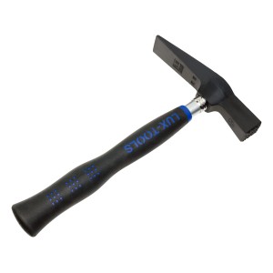 Marteau de maçon LUX, forme rhénane, 600g, avec poignée ergonomique pour un travail confortable.