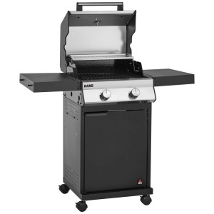 Jamestown Barbecue gas Kane 2 bruciatori griglie modulare 107 x 117 x 53 cm