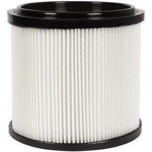 Einhell filtre plissé pour aspirateur eau et poussière, classe de poussière L, cartouche filtrante.