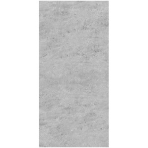 Pannello posteriore doccia Breuer effetto marmo grigio, 100x210 cm, per rivestimento parete senza fughe in bagno.