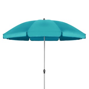 Ombrellone da mercato Doppler Active turchese, Ø 200 cm con funzione di inclinazione per giardino e balcone.