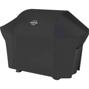 Housse de protection noire Jamestown pour barbecue Jaxon XL, 110x152x65cm.