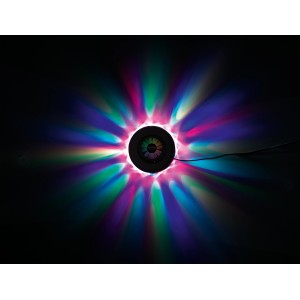 Lampe murale Easymaxx LED Galaxy avec spectacle de lumière coloré et capteur sonore.