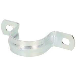 Bride métallique M32, 2 pièces, acier, pour fixation de gaines annelées, lot de 10.