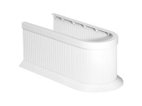 Badmobil Siphonverkleidung Kunststoff Weiss