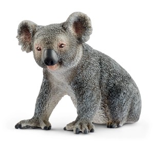 Koala Schleich détaillé du monde thématique Wild Life, un excellent cadeau pour les enfants.