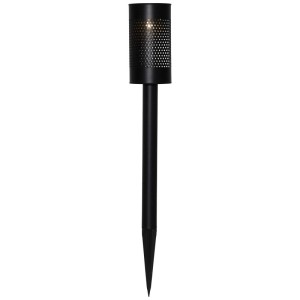 Lampada da giardino a LED solare Blace nera di Star Trading.
