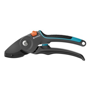 Gardena PremiumCut Pro Amboss Gartenschere für trockenes Holz, ergonomisch und langlebig.