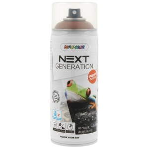 Dupli-Color Next Generation vernice spray Earth Brown, semi-opaca, bomboletta da 400ml.