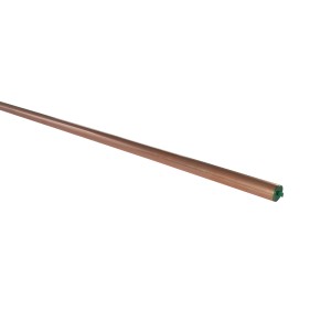 Tube en cuivre nu, 18x1 mm, 1 mètre de long, pour chauffage, solaire et huile.
