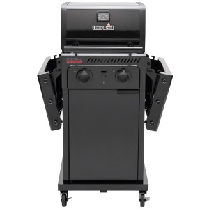 Barbecue a gas nero Char-Broil Essential 2 G con bruciatore laterale e tecnologia Tru-Infrared.