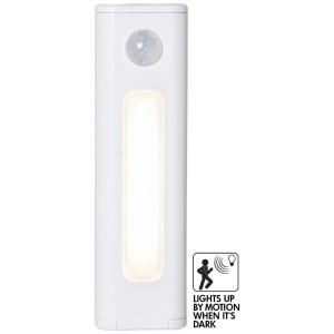 Luce notturna a LED Functional bianca Star Trading con sensore di movimento. Luce notturna per interni.