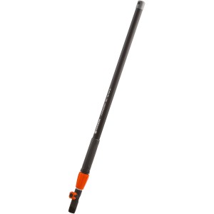 Manche télescopique Gardena combisystem, 90-145 cm, extensible pour un travail confortable au jardin.
