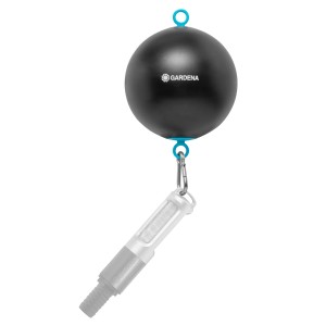 Flotteur Gardena pour filtre d'aspiration, accessoire pour pompes et systèmes d'alimentation domestique, avec mousqueton.