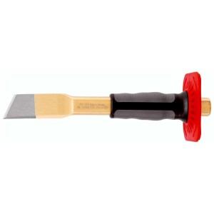 Burin d'électricien Rennsteig 250mm avec protège-mains, laqué.