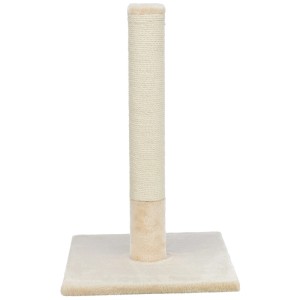 Arbre à chat beige Trixie Batres, hauteur 62 cm, enveloppé de jute, pour l'entretien des griffes du chat.