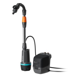 Gardena Pompe de récupération d'eau de pluie sans fil 2400 ComfortAutomatic 18 V Set pour l'arrosage du jardin.