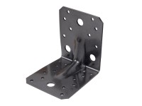 Schwerlast-Winkelverbinder / Sicke Schwarzdiamant 105 x 105 x 90 mm