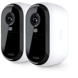 Arlo HD Sicherheitskamera Essential 3, 2er-Set in Weiß. WLAN-Kameras für die Videoüberwachung.