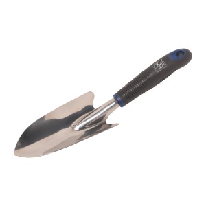 Paletta da giardino LUX Comfort in acciaio inox, 18 cm.