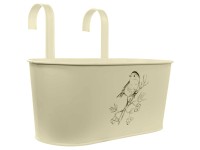 Videx Garden Metall-Hängekasten Rotkehlchen Beige (HxBxT) 33 x 16 x 14 cm