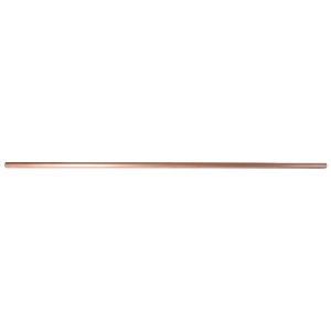 Tube en cuivre nu, diamètre 18 mm, longueur 2,5 m. Idéal pour le chauffage et la plomberie.