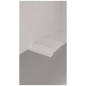 Selit Trittschalldämmung Selitac Basic Plus, 1,6 mm stark, ausgerollt auf grauem Boden vor einer weißen Wand.
