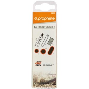 Kit riparazione forature Prophete, 8 pezzi, con leve per riparare camere d'aria.