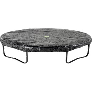 Bâche de protection noire EXIT pour trampoline D427cm protégeant des intempéries et de la saleté.