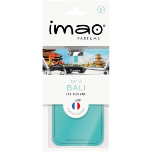 Imao Bali Lufterfrischer für Auto, türkis. Duftnote: Zitrone, Jasmin, Amber.