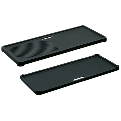 Enders Guss-Wendeplatte für Monroe Pro 3 Schwarz 21 x 43 cm