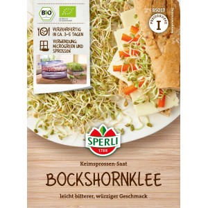 Sperli BIO Germogli di fieno greco: Semi dal sapore di curry per insalate e piatti di verdure.