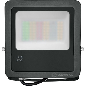 Ledvance Smart+ WiFi LED proiettore 30W, cambio colore, 16 milioni di colori, per illuminazione esterna smart.